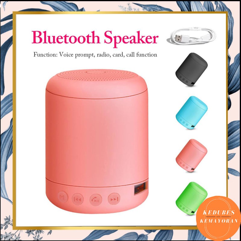 Speaker Bluetooth Macaron Speaker Mini Wireless Inpods Little Fun [KK]