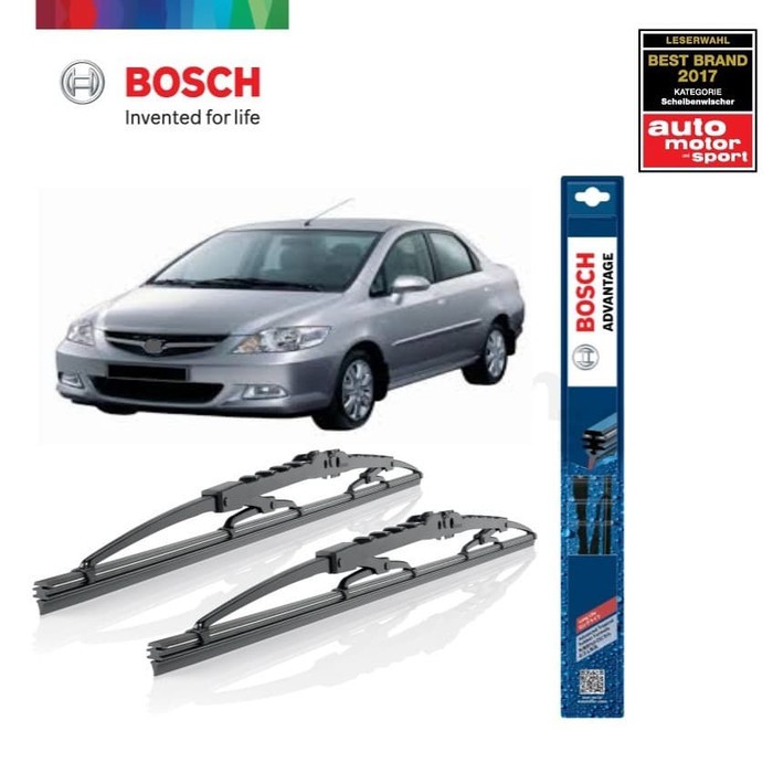 Wiper Blade City I-DSI BOSCH Sepasang Advantage 14-22&quot; ORIGINAL