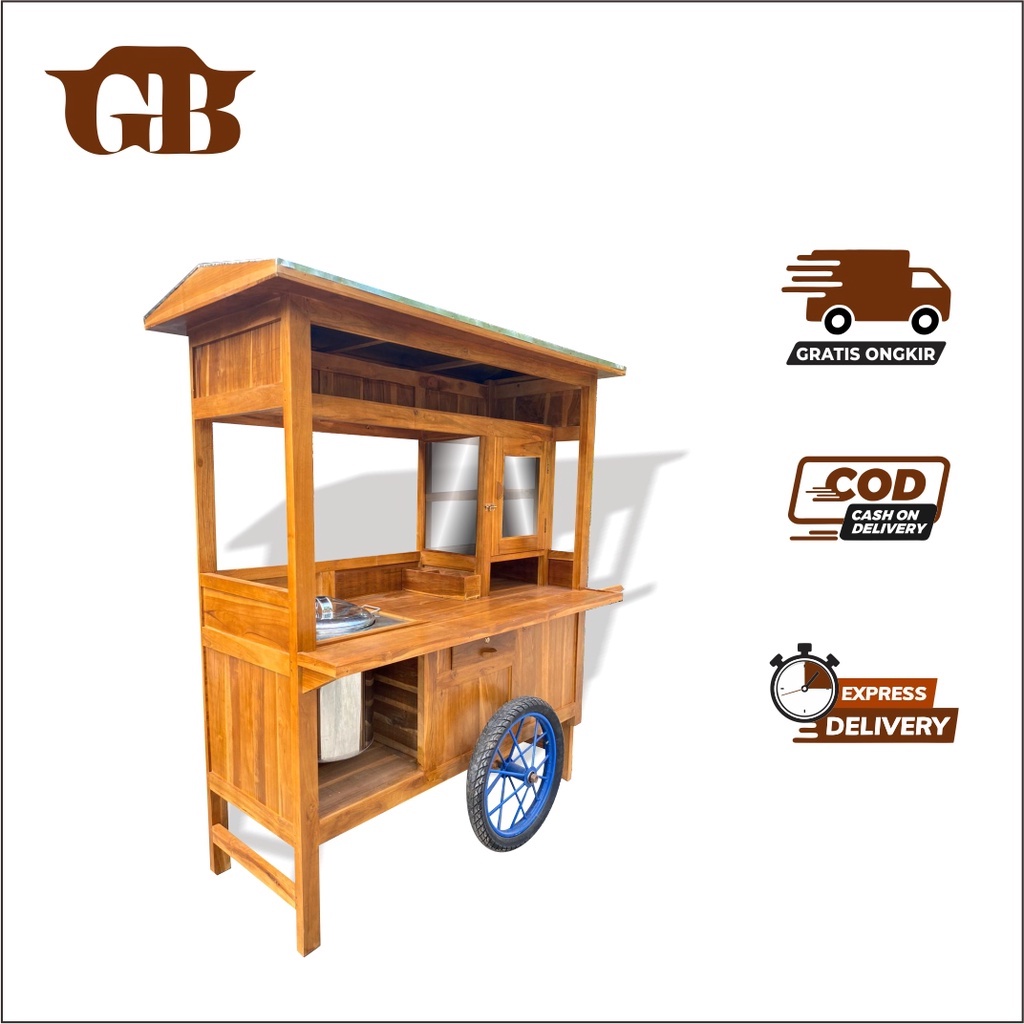 Gerobak bakso / rombong bakso / gerobak bakso keliling