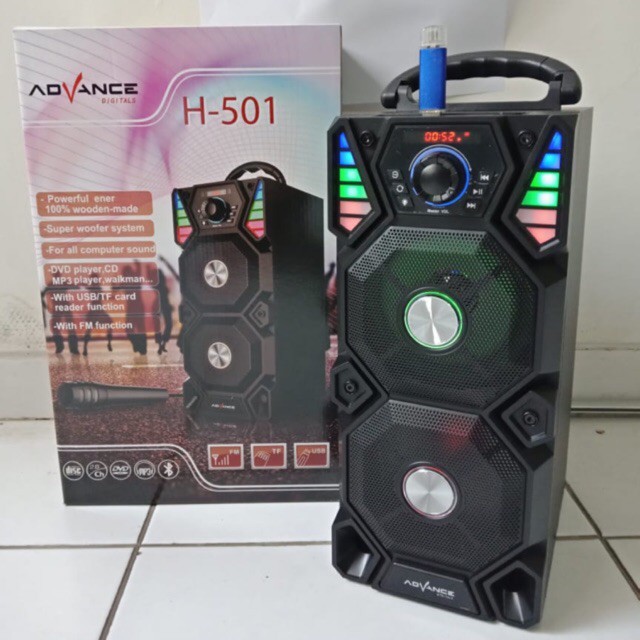 SPEAKER BLUETOOTH +MIC +REMOTE ADVANCE H-501