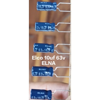 Elco 10uf 63v ELNA