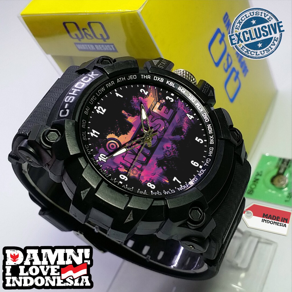 (EXCLUSIVE ) JAM TANGAN MUSE WATER RESIST FREE BOX DAN BATREI - NO.3