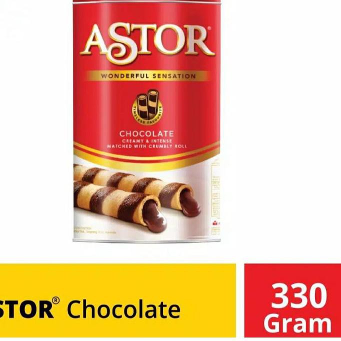 

Kirim Langsung Astor Kaleng Wafer Stick Roll Double Chocolate Coklat 330 gram 330gram. GT7...