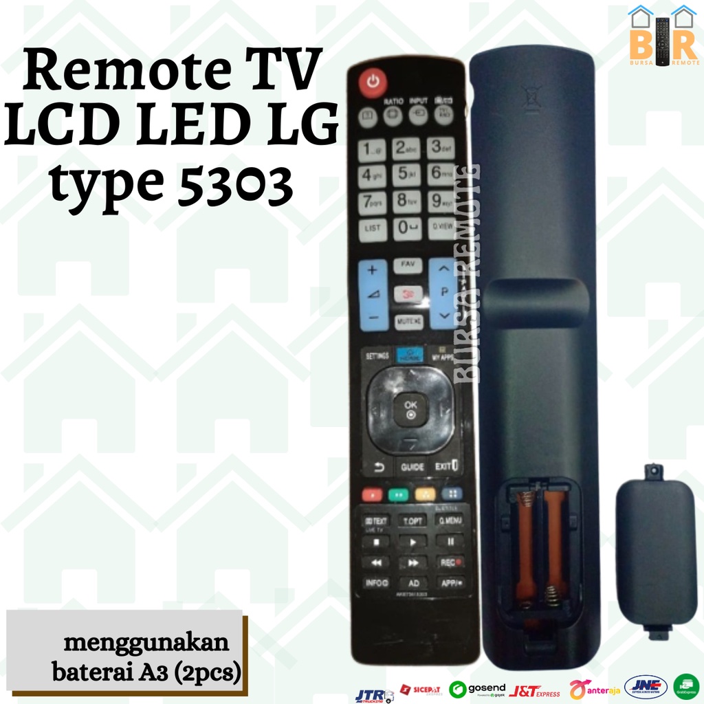 REMOT Remote TV LG LCD LED Smart TV 3D Plasma AKB73615303