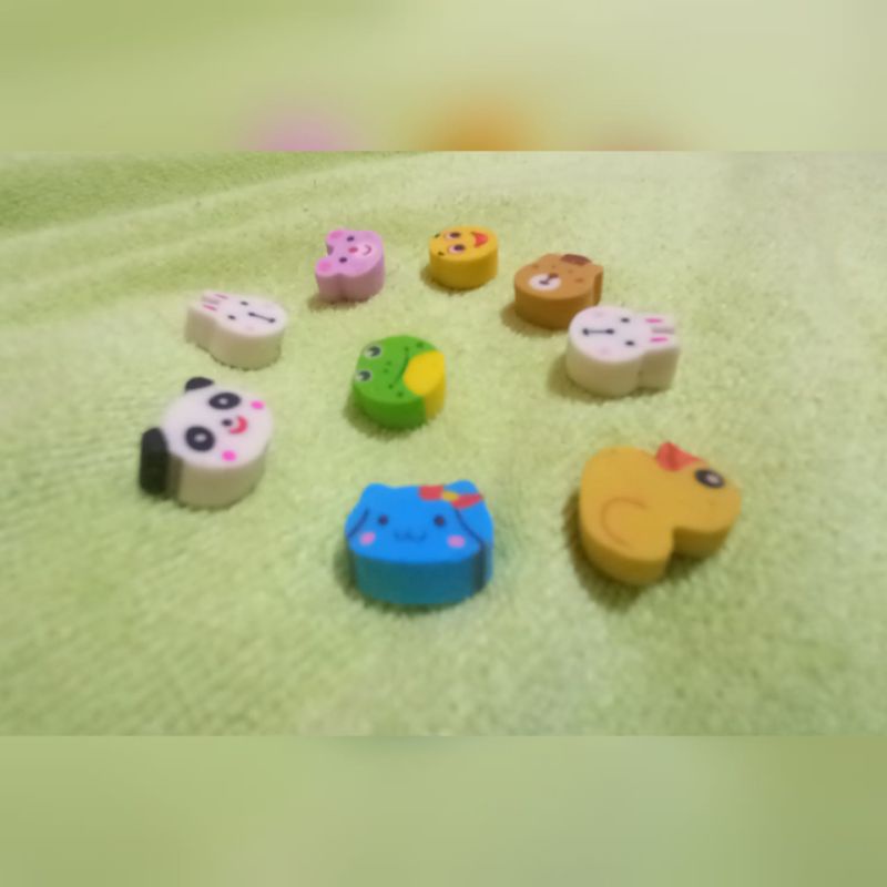 

(1 buah) penghapus stip hapusan/eraser/setip mini lucu - karakter murah