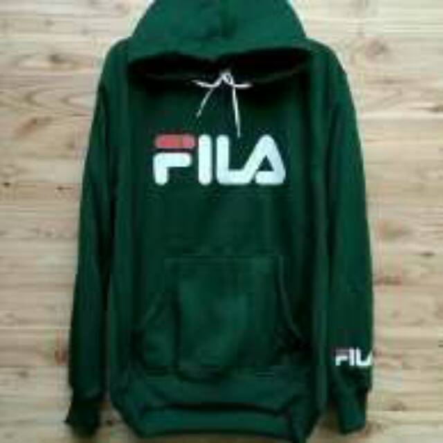 green fila hoodie