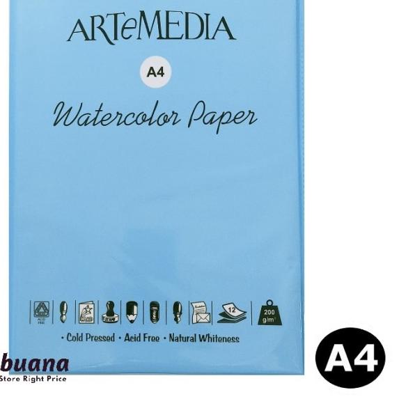 

➣ ARTeMEDIA Watercolor Paper A4 /Buku Khusus cat Air A4 ☇