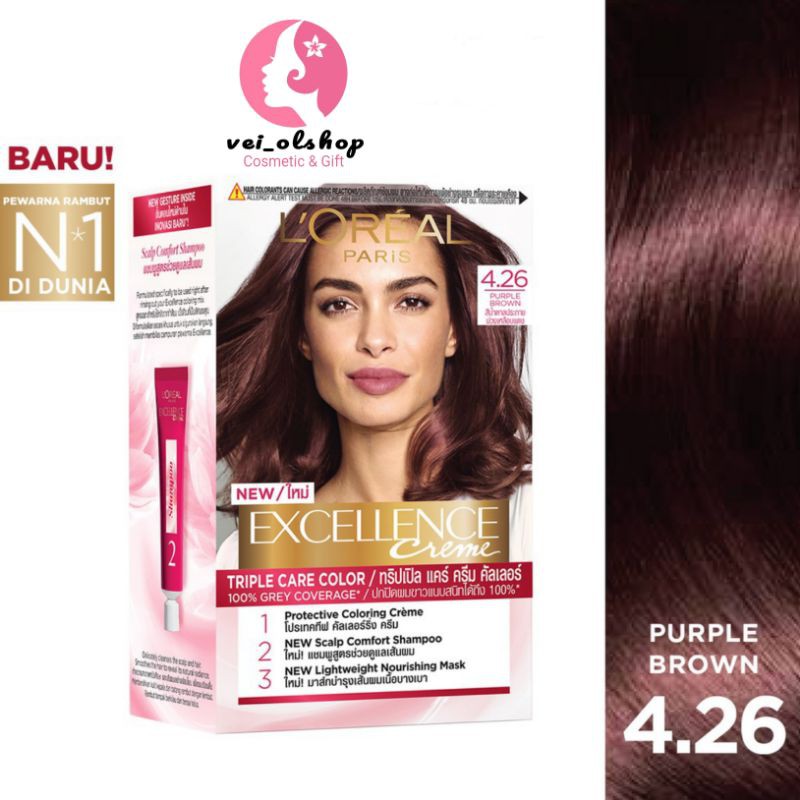LOREAL EXCELLENCE, PEWARNA RAMBUT, CAT RAMBUT, COLORING
