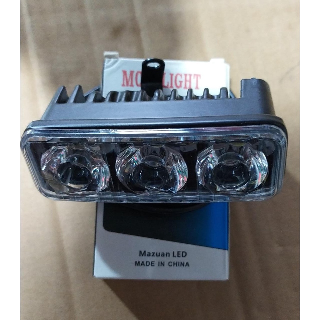Lampu Tembak Led 3 Mata Kotak Kecil