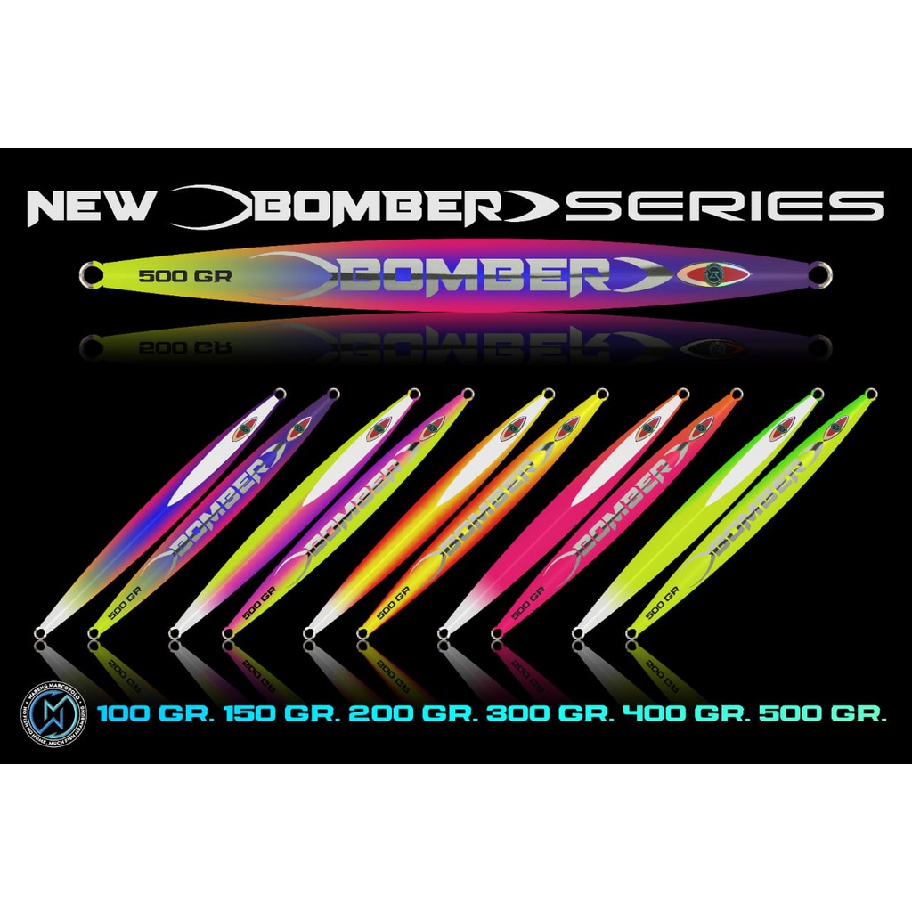 METAL JIG BOMBER NEW MOTIF 400GR