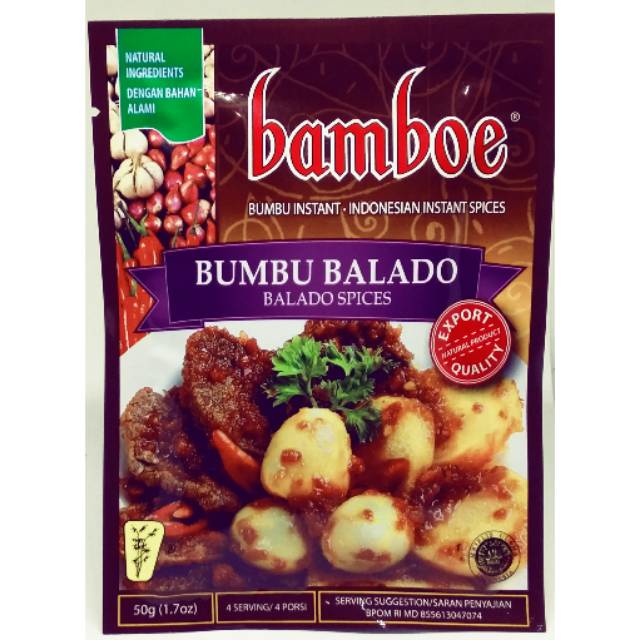 

Bamboe Bumbu Dapur Balado 50 gr