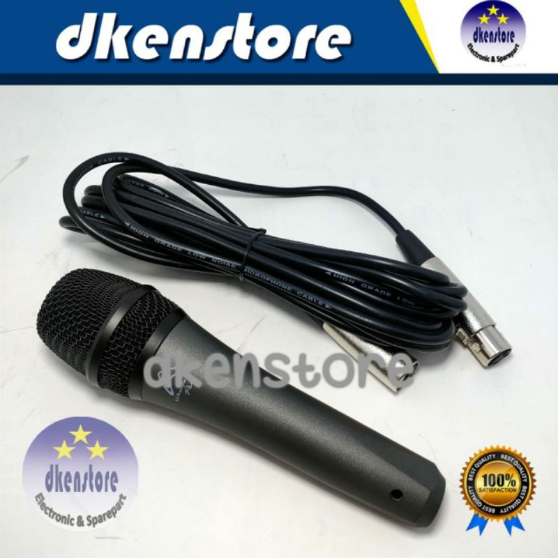 Mic Vocal Wharfedale DM5.0 pro microphone mik dynamic supercardioid