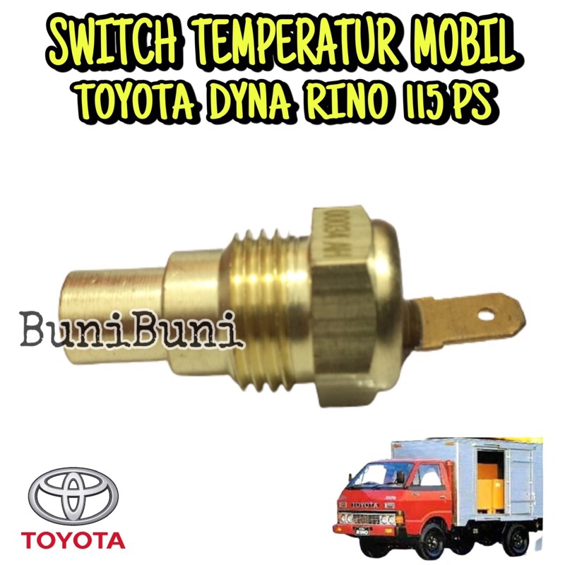 Switch Temperatur / Sensor Indikator Suhu Air Panas Mobil Truk Toyota Dyna Rino PS115 High Quality