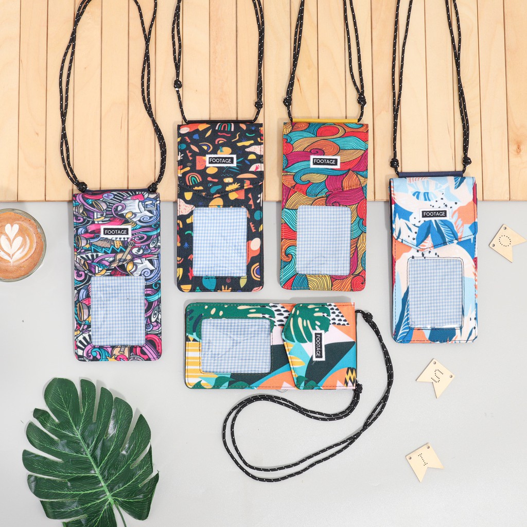 Dompet HP ID Card Holder Hanging Phone Wallet Kalung Gantung Leher Multifungsi Wanita Pria TS-10