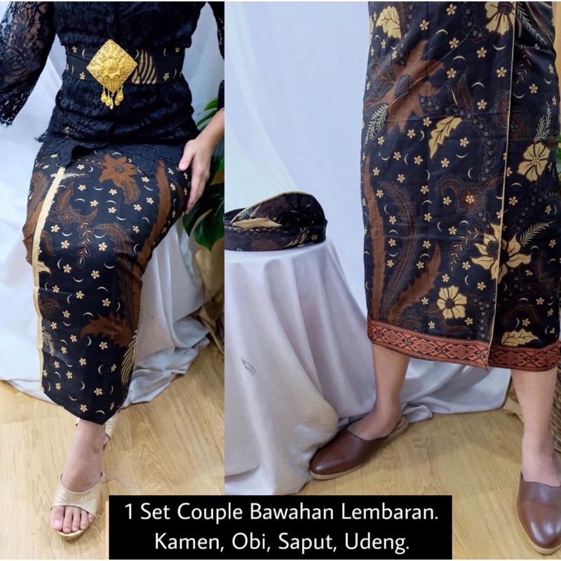 Kamen Rok Lembaran Set Couple Bawahan Tradisional Katun Batik