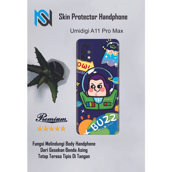 2pcs Garskin HP Umidigi A11 Pro Max Motif otf - Custom motif via chat