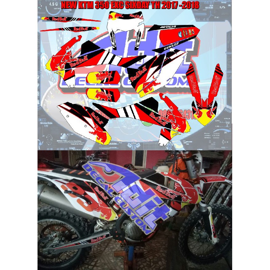 Decal Sticker New KTM 250CC atau 350CC EXC 2018