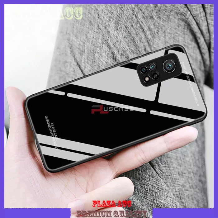Premium Case Xiaomi Mi 10T Mi 10T Pro Case Glass Cover