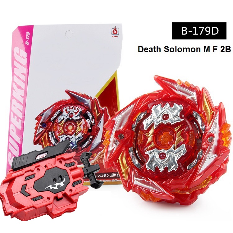 Gasing Beyblade Burst Superking merk Flame B-179 Death Solomon Metal