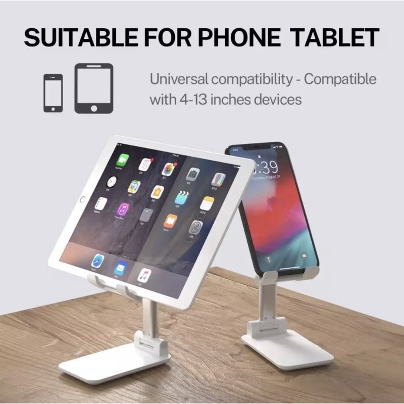 HD-23 PHONE STAND HOLDER UNIVERSAL FOLDING DESKTOP - DUDUKAN HP