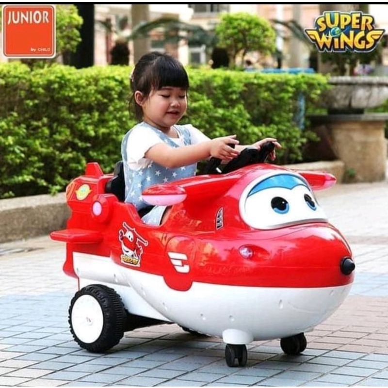 Junior super wings jet HT99856 / mainan pesawat aki