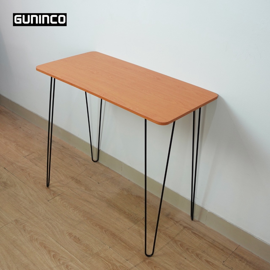 MEJA HAIRPIN 80X40 table meja kantor kayu meja belajar cafe interior 80cm GUNINCO-4