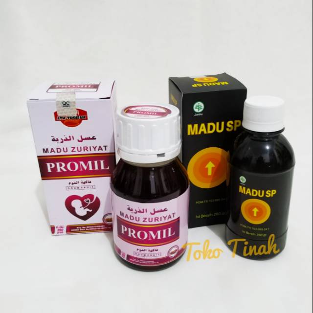 Paket Promil madu zuriat dan madu SP bonus test peck