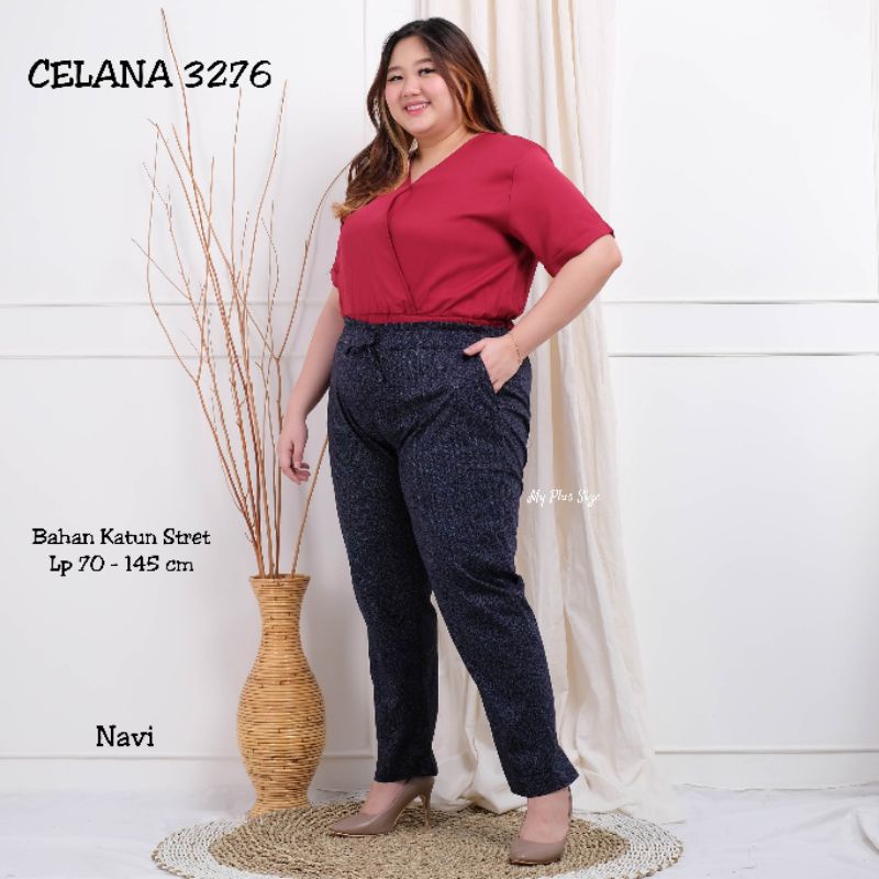 Celana Katun Abstrak Super Jumbo 3276,5XL