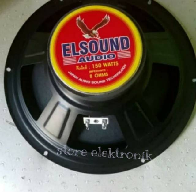 Speaker Elsound 10 Inch Woofer Bass Original