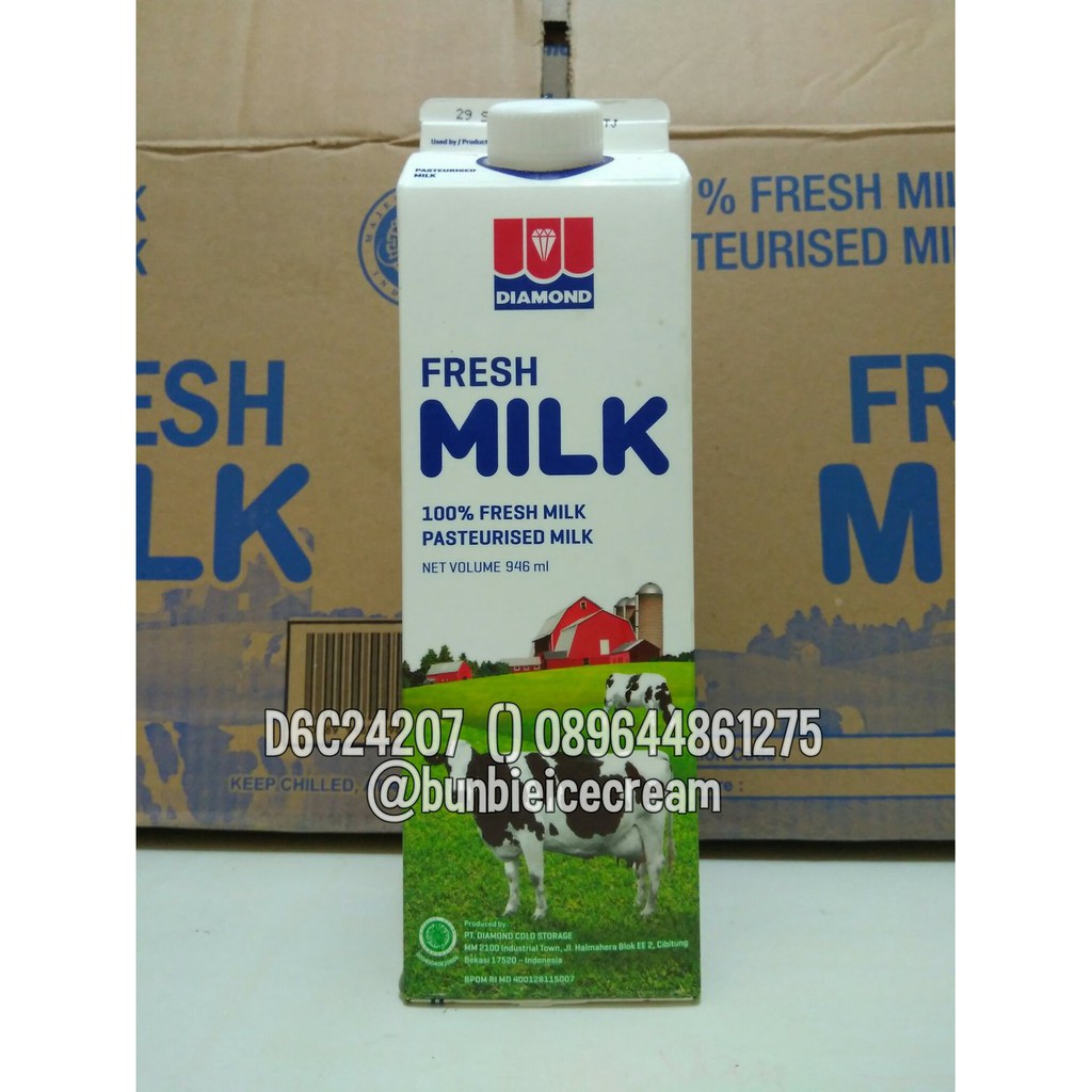 

Freshmilk Plain - Susu Pasteurisasi Diamond 946mL 6pcs Terlaris