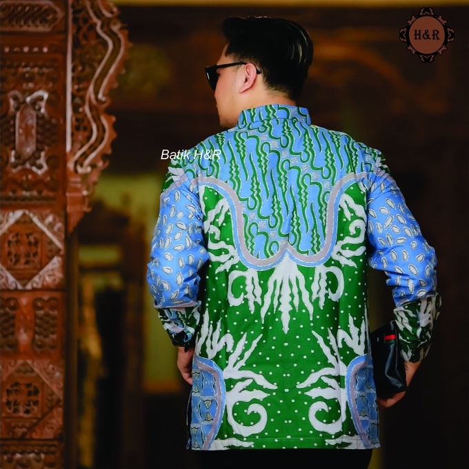 Baju Batik Pria Lengan Panjang Kemeja Batik Pria Batik Premium Kemeja Cowok Batik modern Baju Pria