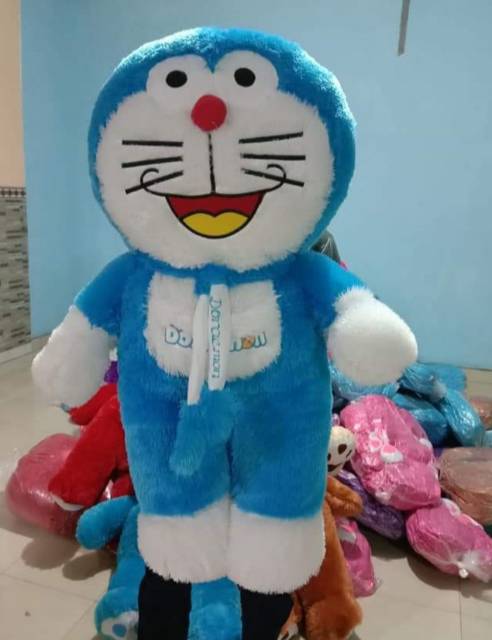 Boneka doraemon jumbo syal  (termurah).