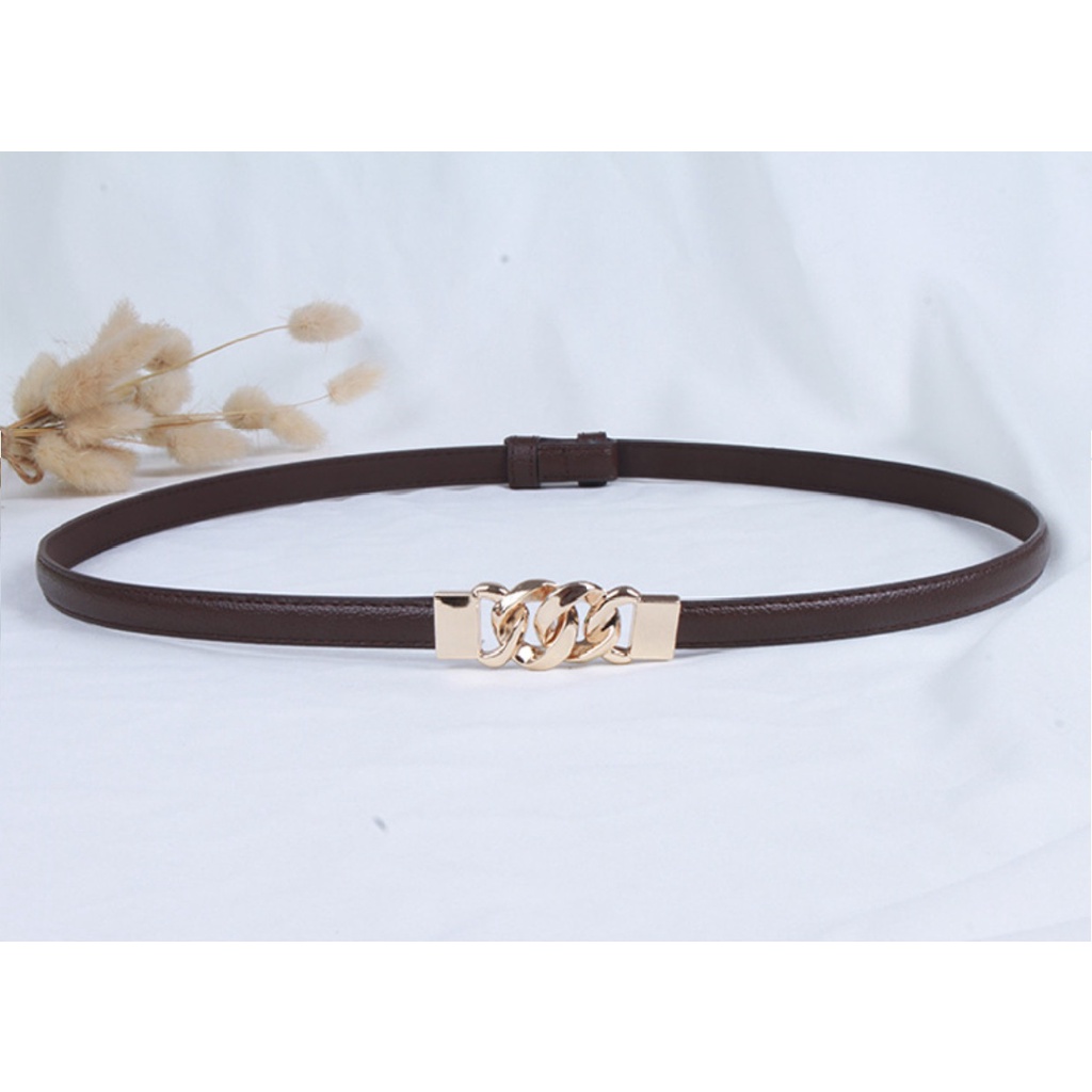 Ikat Ban Pinggang Adjustable HOT TREND A163 Hook Korea Fashion Kulit Gasper Kecil Sabuk Cewe Belt Wanita