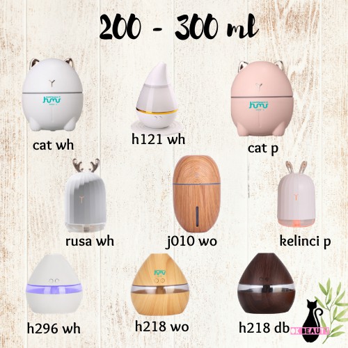 DIFFUSER AROMATERAPI RUANGAN ELEKTRIK MURAH MOTIF CORAK KAYU PENGHARUM HUMIDIFIER