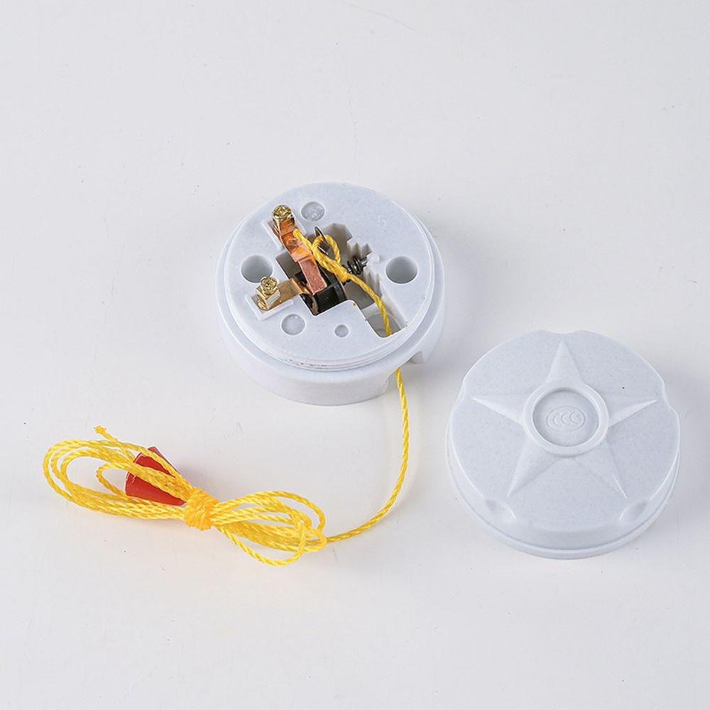 【 ELEGANT 】 Saklar Rantai Tarik 250V 6A Tembaga Peningkatan Rumah Switching Power Untuk Kipas Plafon Dinding Lampu Aksesori