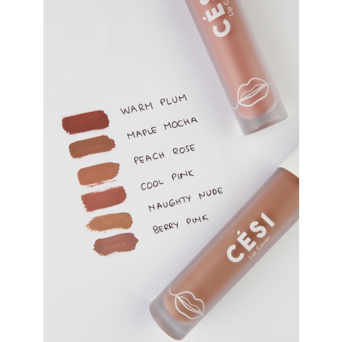 CESI Lip Cream Cover Peach Rose (Coral Pink) 4.6 Gram