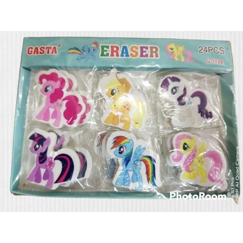 

ERASER FANCY Animal Angka Sayur / PENGHAPUS KARAKTER HIJAB - PONY -UNICORN - DONAT