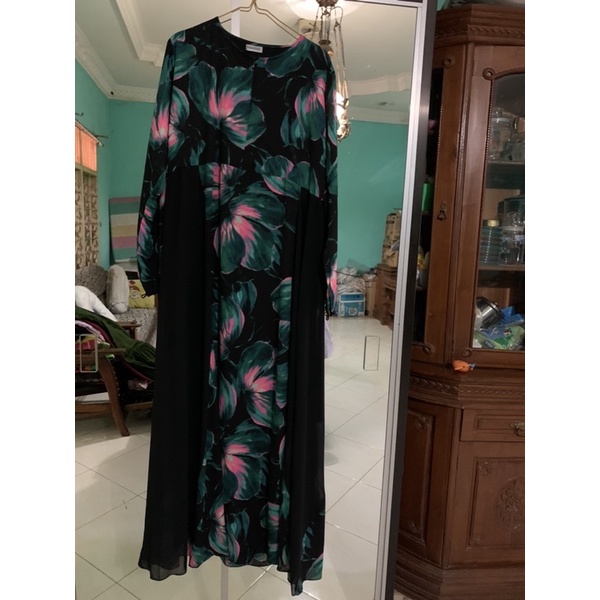 preloved || gamis ceruty hijab kayunie