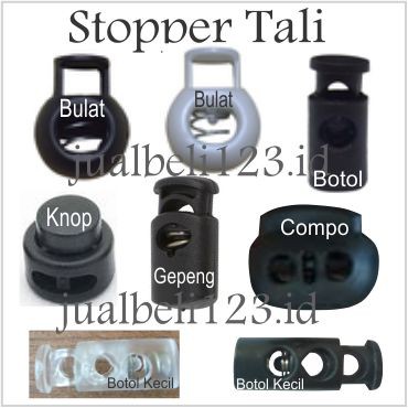 Stoper Stopper Tali Cord Lock isi 10 pcs