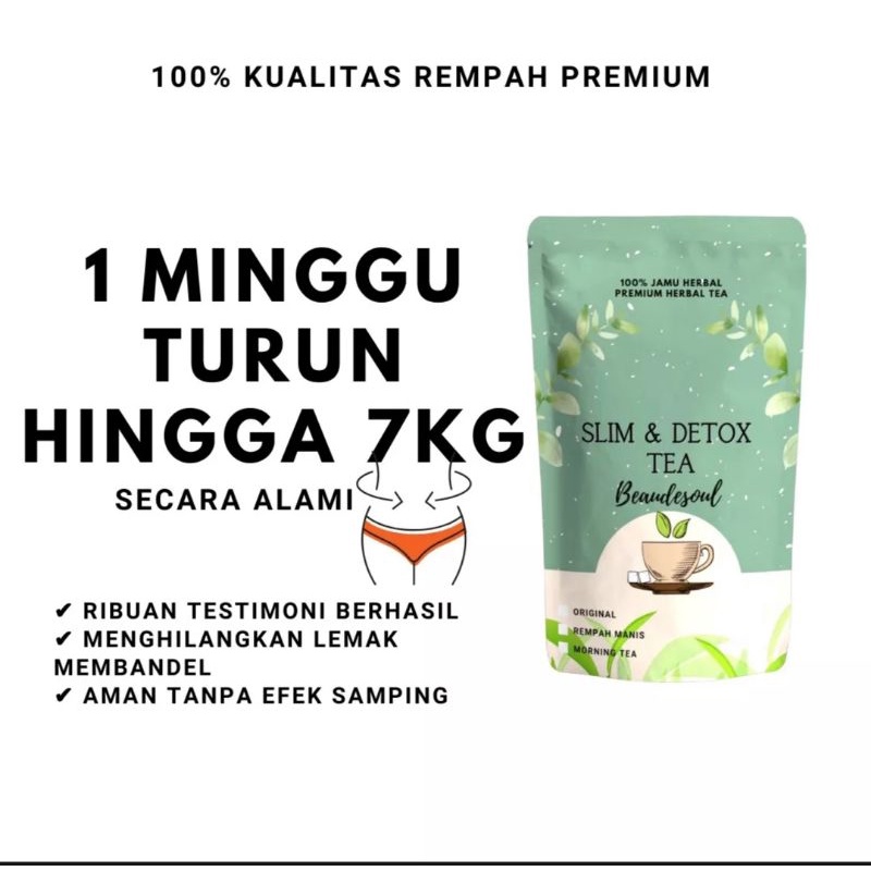 

DETOX TEA bubuk rempah bisa COD