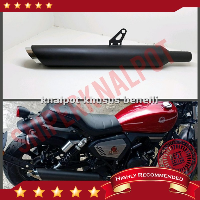 Murah Knalpot benelli motobi 200 evo blarr