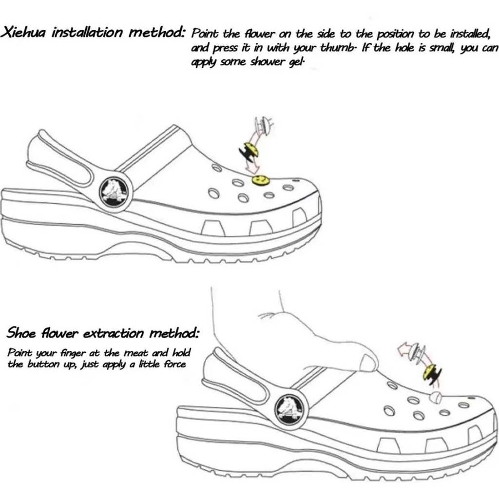 Sepatu Sandal Wanita Jelly Wedges Baim crocs Style