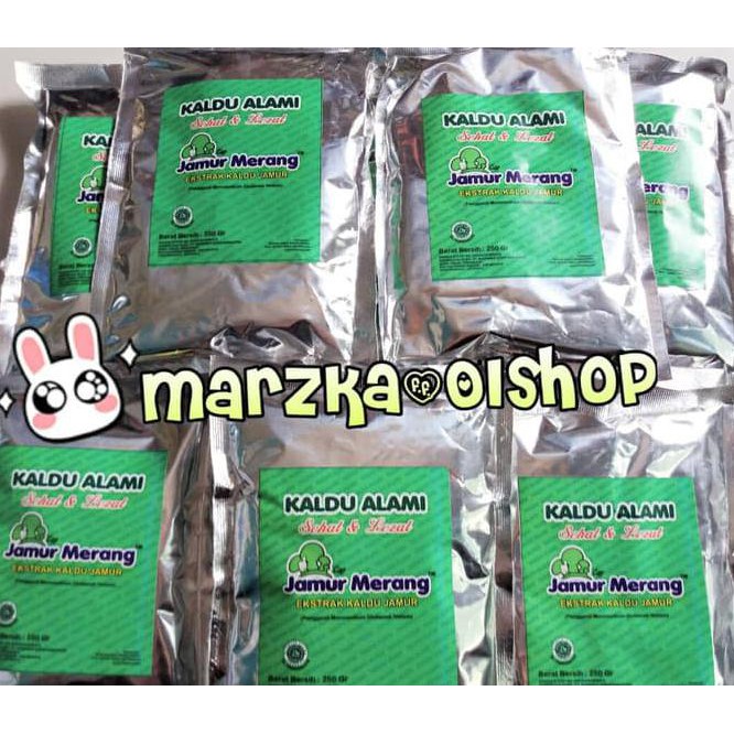

BYEU KALDU ALAMI CAP JAMUR MERANG. KEMASAN 250GR CJ4M
