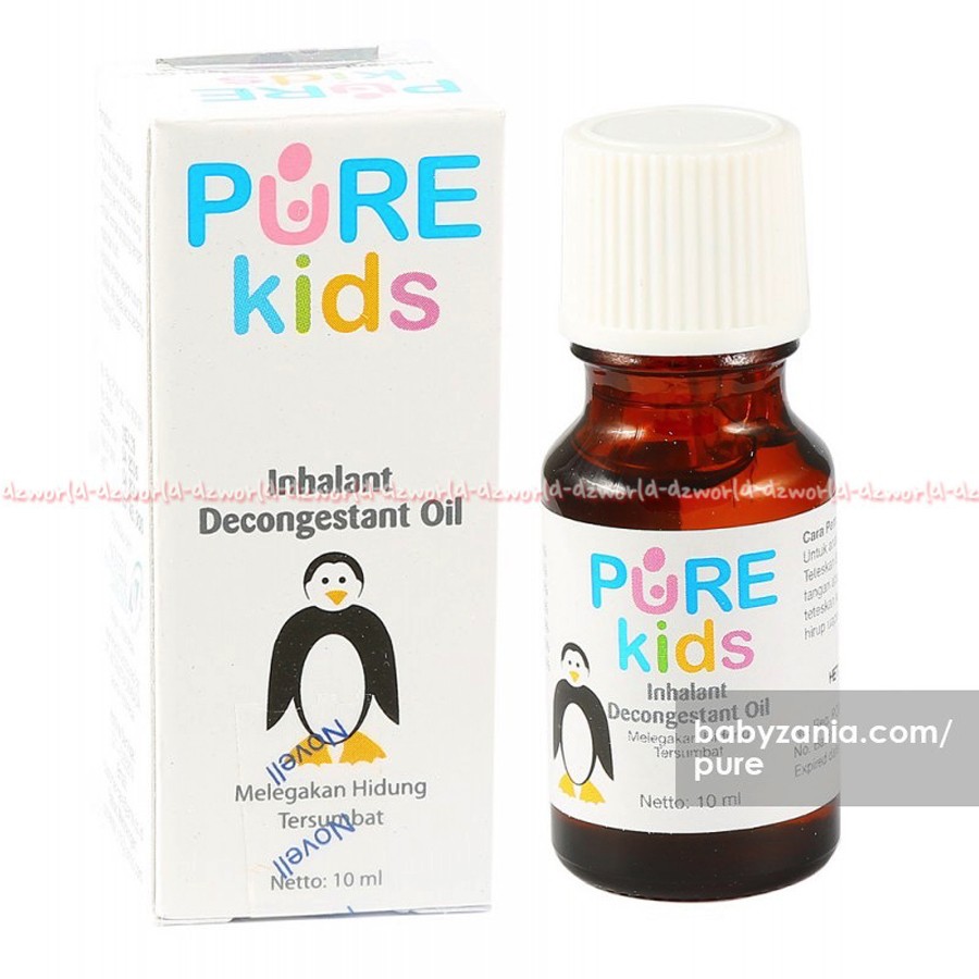 Pure Kids 10ml Inhalant Decongestant Oil Obat hidung mampet anak Purekids Pure Kid