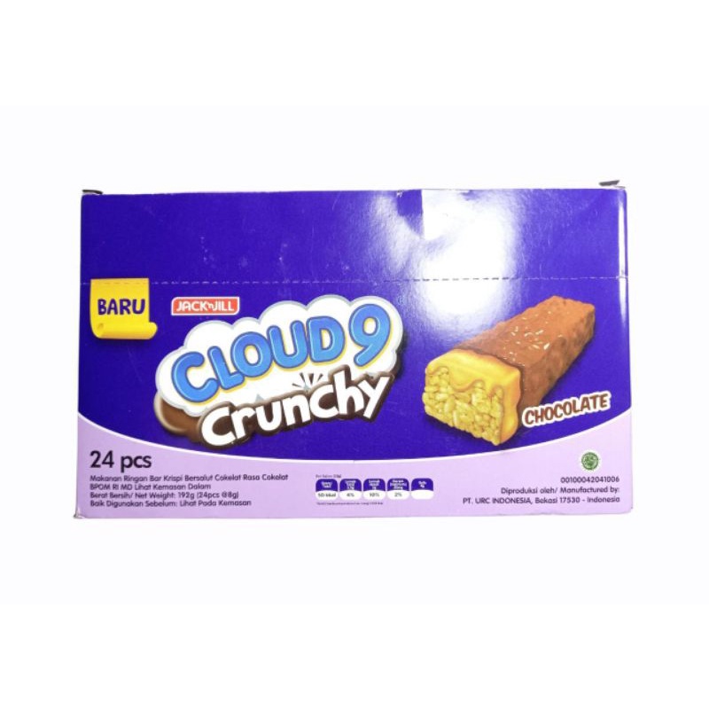 BOX - Cloud 9 Crunchy 1000an isi 24pcs