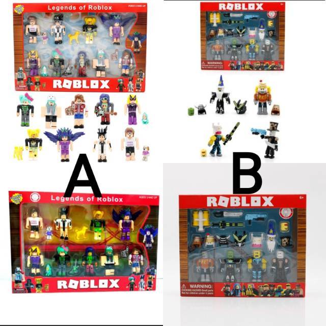 Mainan Anak Cowok Legends Of Roblox Mainan Anak Minecraft Roblox - roblox series 2 prison life action figure set by roblox
