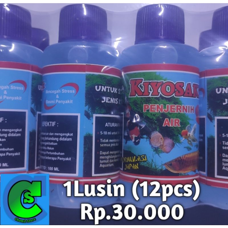 Penjernih air aquarium kiyosaki 100ml / penjernih air aquarium / penjernih air