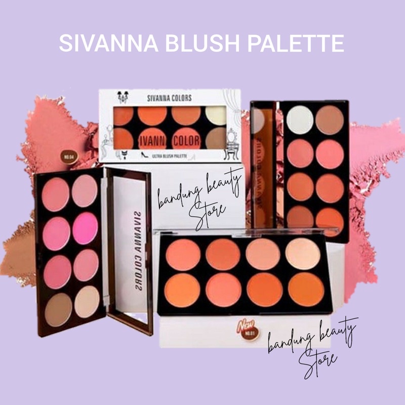 sivanna blush palette / sivanna blush on palette READY STOCK BANDUNG!!