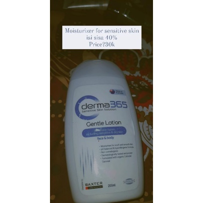 derma 365 gentle lotion (preloved)