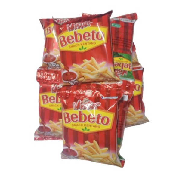 

Grosir. Mister Bebeto Snack Kentang Renteng (Isi 10sachet @9gr) Renceng Siantar Top Snack Potato